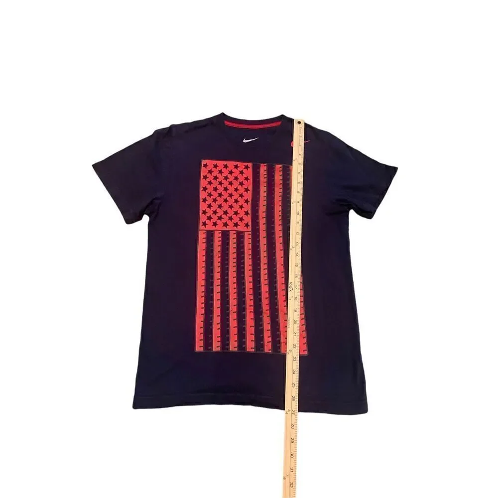 Nike U.S Soccer Flag Med Graphic Slim Fit Navy